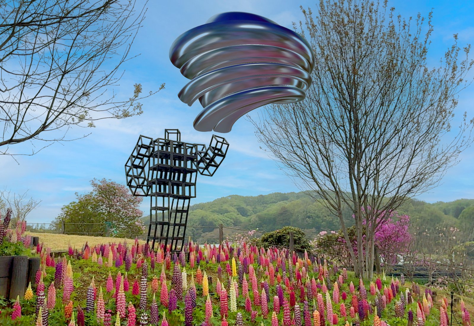 未来芸術　ロボットとAR(拡張現実) 鹿沼市花木センター