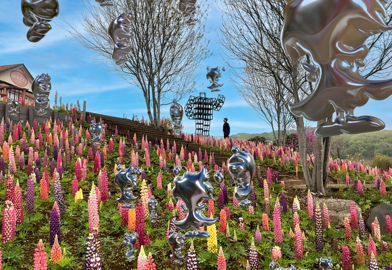 未来芸術　ロボットとAR(拡張現実) 鹿沼市花木センター
