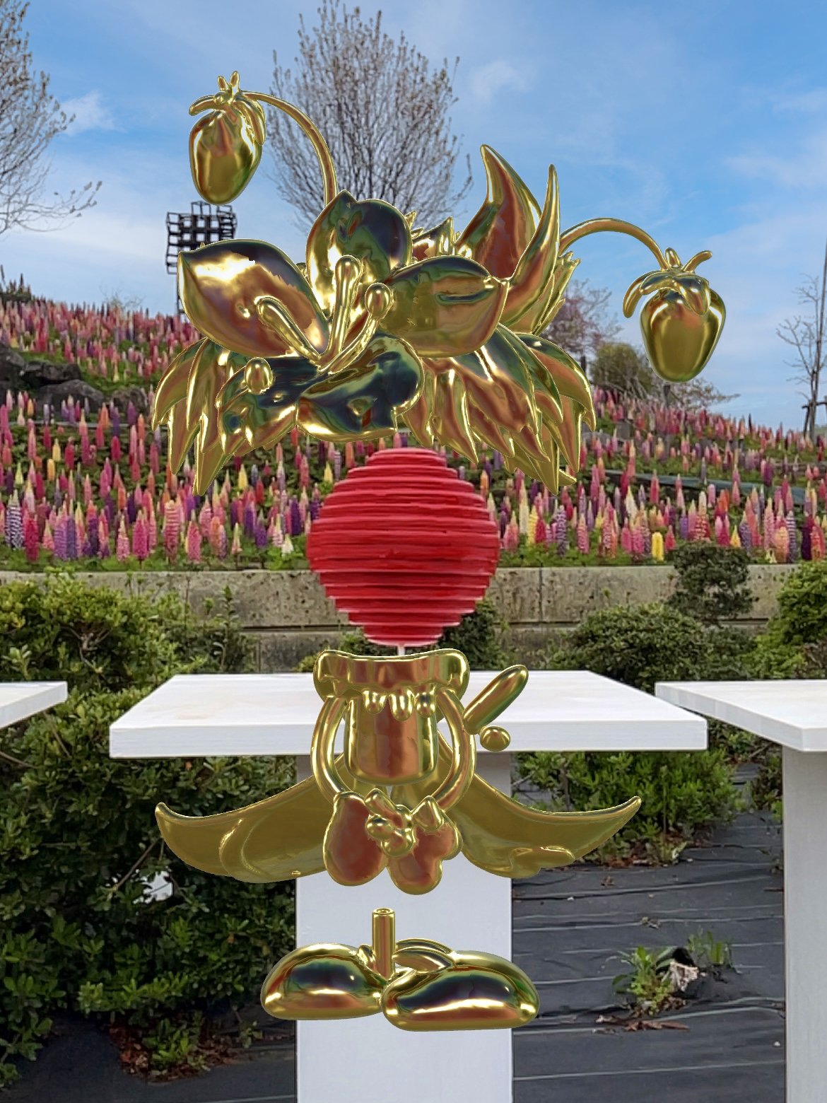 未来芸術　ロボットとAR(拡張現実) 鹿沼市花木センター