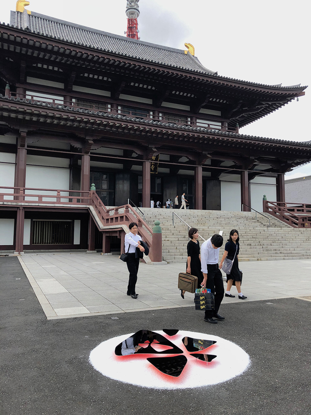 不確かな庭－増上寺－